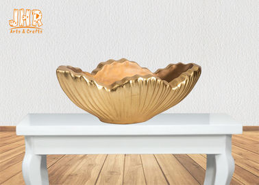 Trang trí nội thất Vàng lá sợi thủy tinh trang trí bàn Vase Hoa phục vụ bát