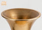 Bóng sợi thủy tinh vàng trang trí Trồng hình dạng Trumpet