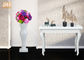Bình thủy tinh màu trắng Bình hoa Homewares Vật phẩm trang trí Trung tâm tiệc cưới Bình hoa