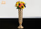 Trumpet Shape Tầng Lọ Homewares Vật phẩm trang trí Bình hoa bằng sợi thủy tinh