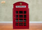 Tủ điện thoại của Anh Tủ trang trí Tủ gỗ trang trí Màu đỏ Sàn gỗ Nội thất